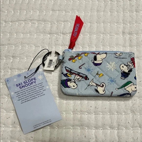 Vera Bradley Peanuts Snoopy Card Holder - Light Blue - Picture 2 of 3